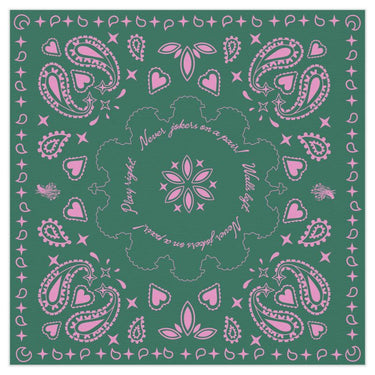LE BANDANA - PINK & GREEN