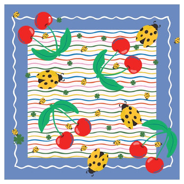 Mahjong Gaming Mat, LUCKY CHERRY