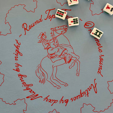 Round Top Mon Amour Mahjong Mat