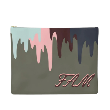 FAIT Á MAIN x TDT Leather Pouches, FRAB DRIP