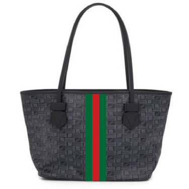 1 - 3 STRIPES (NO INITIALS) - HANDBAG