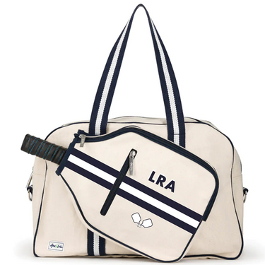 Hand Painted Hamptons Pickleball Bag