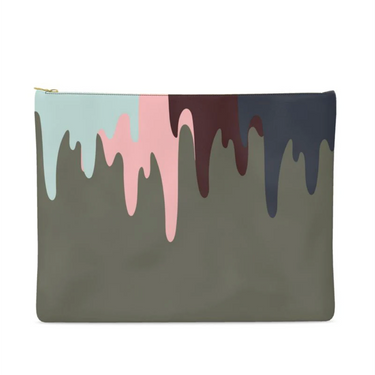 FAIT Á MAIN x TDT Leather Pouches, FRAB DRIP