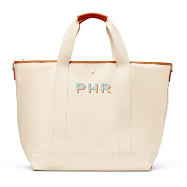 Sac Bateau - our very own version of the Boat Bag - MONOGRAM 3 LETTER-